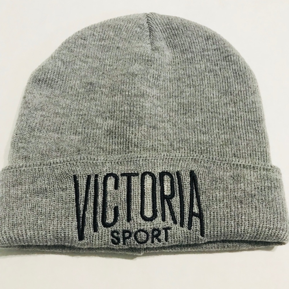 VS beanie grey embroidered logo